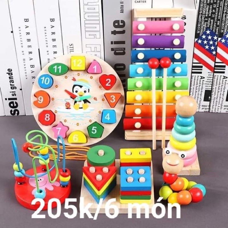 đồ chơi gỗ giáo dục sớm cho trẻ