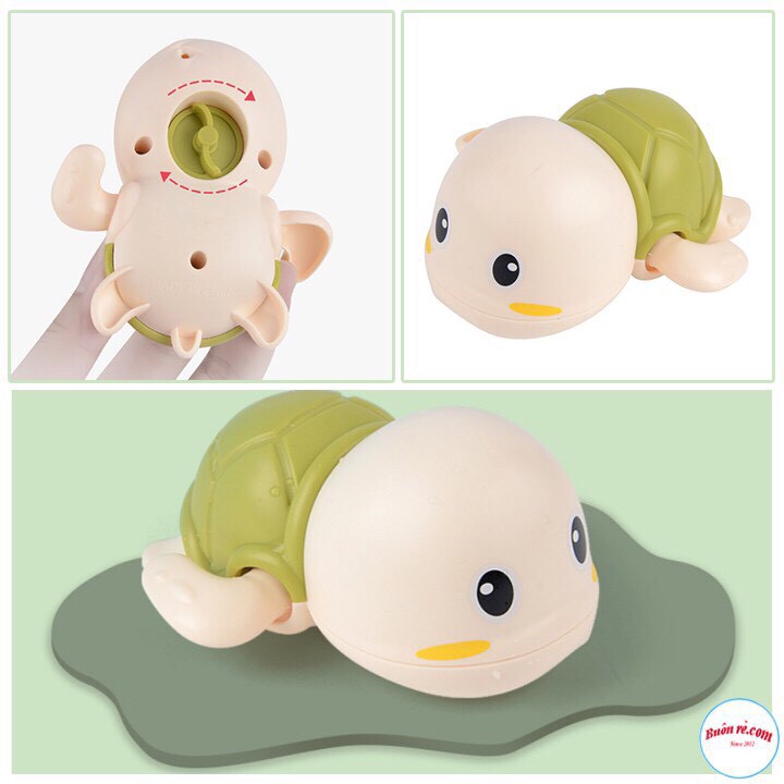 Đồ chơi RÙA CON chạy cót bơi lội dưới nước cho bé_RÙA CON bơi nước cho bé