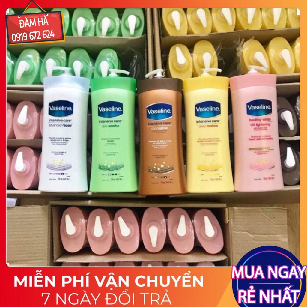 SỮA DƯỠNG THỂ TOÀN THÂN VASELINE 725ML