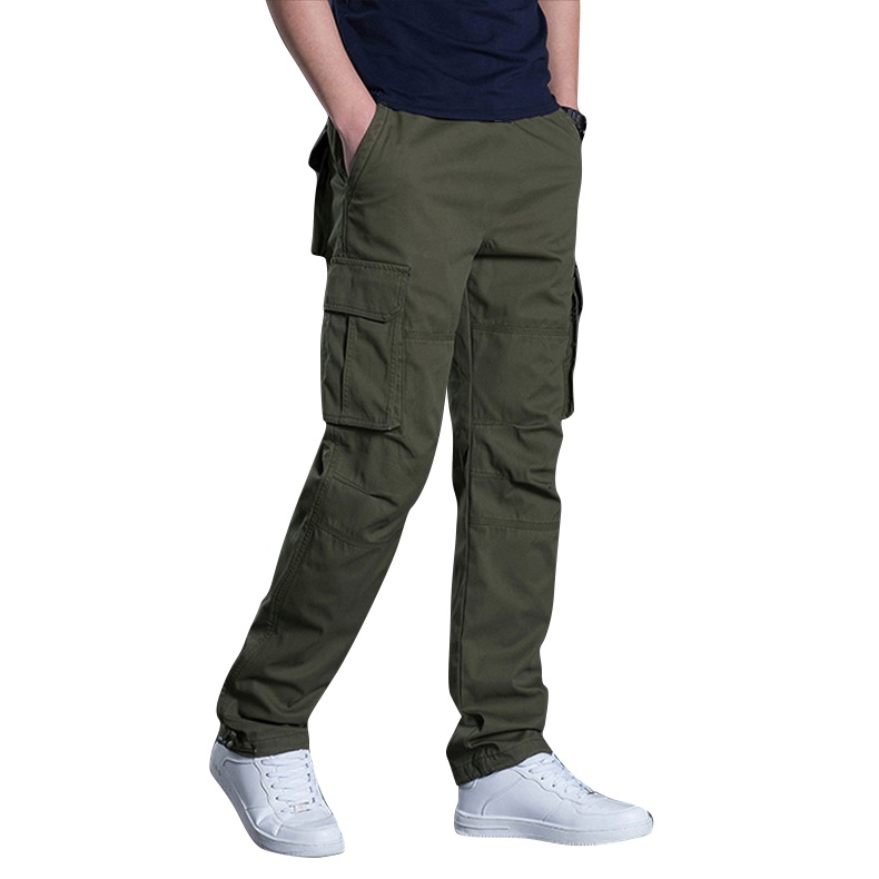 Quần Kaki Nam Cạp Chun Dáng Rộng Phối Túi Thời Trang Zenkocs3 MEN QUAN 049