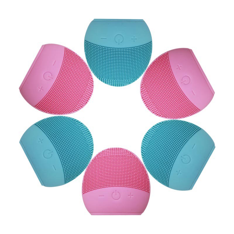 Usb Facial Cleansing Brush Sonic Vibration Mini Face Cleaner Silicone Deep Pore Cleaning Electric Waterproof Massage M8VN