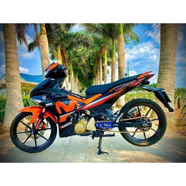 Tem Rời Exciter 150 Movistar cam đen (B)