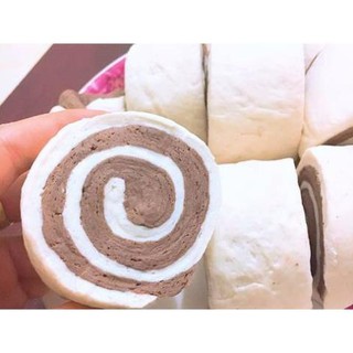 BỘT BÁNH BAO VỊ SOCOLA, làm được 12 chiếc bánh.