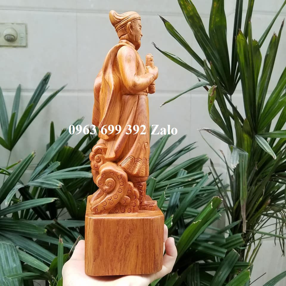 Tượng Trần Quốc Tuấn Trần Hưng Đạo bằng gỗ hương | BigBuy360 - bigbuy360.vn