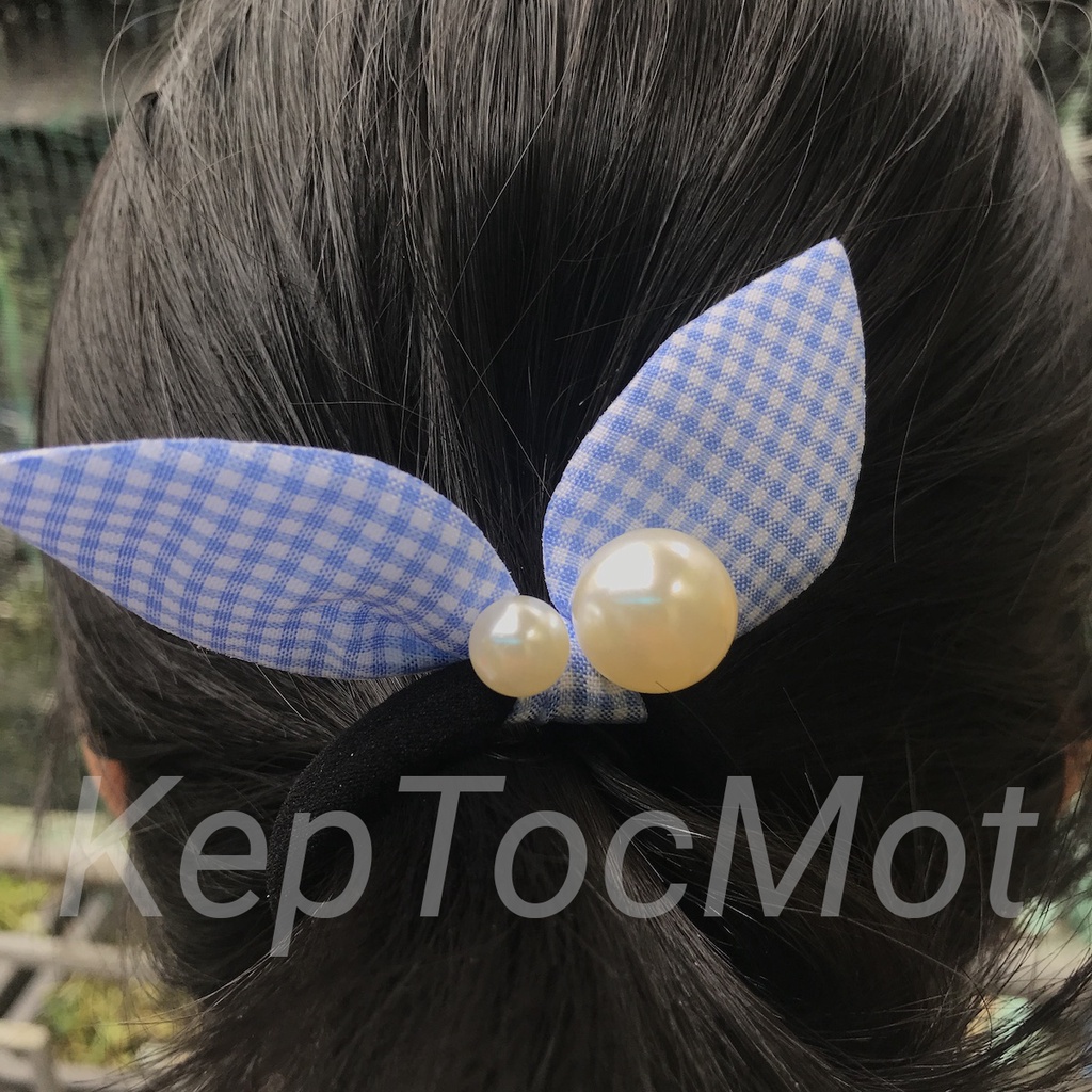 Cột tóc tai thỏ đính ngọc (kt22)