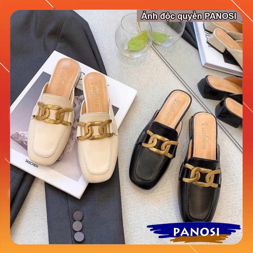 GIÀY SỤC NỮ MŨI XUỐNG ĐÍNH KÈM KHÓA NỐI S HOTTREND 2021 S337