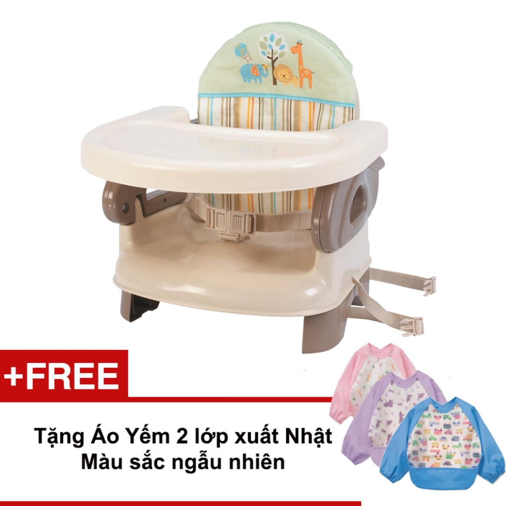 Ghế ăn Summer SM13050 Deluxe + Tặng áo yếm cao cấp xuất Nhật màu sắc ngẫu nhiên