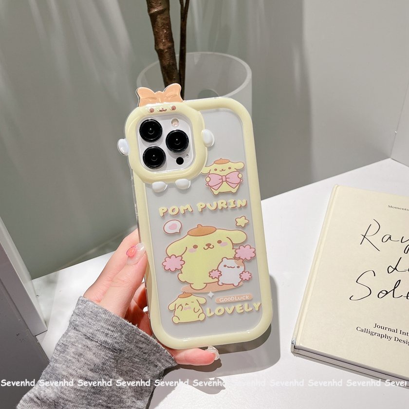 Ốp Điện Thoại Mềm Trong Suốt Họa Tiết Quái Vật Nhỏ Cho iPhone 14 13 12 11 Pro Max Xs Max Xr X 7 8 6 6s Plus