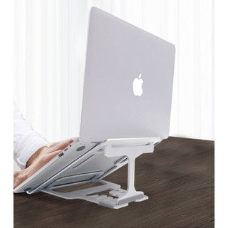 Giá Đỡ Laptop, Máy Tính Bảng Nhôm Gấp Gọn Tản Nhiệt  Mackbook 14 inch, 15 6 inch, 17 inch Để Bàn Đa Năng Cao Cấp SE35