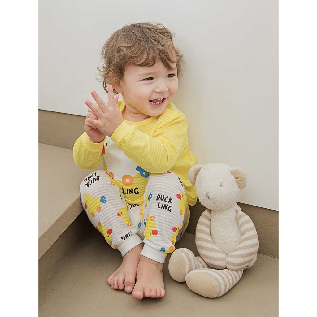 BỘ DÀI TAY CAO CẤP BÉ TRAI CỦA HÃNG CORDII, CHẤT COTTON GIẤY ORGANIC, CON VỊT