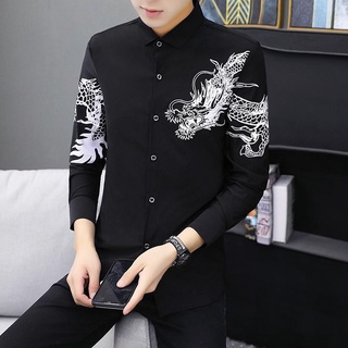 Áo sơ mi nam dài tay kiểu Hàn Quốc