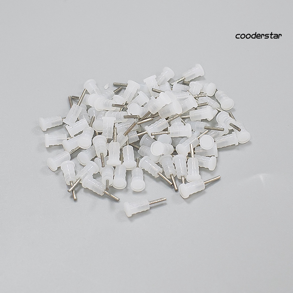 Set 5 nút silicon bịt chống bụi đa năng 3.5mm cho điện thoại thông minh