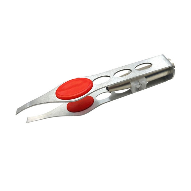 Nhíp Nhổ Lông Mày Bằng Thép Không Gỉ Có Đèn LED Độ Chính Xác Cao YOUYO