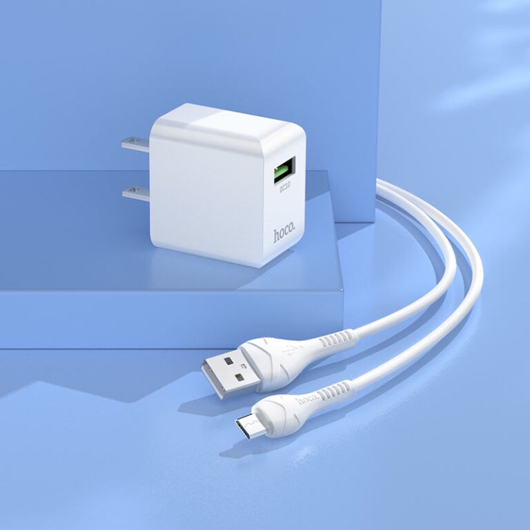 Bộ sạc nhanh 18W Hoco C98 QC3.0 cho điện thoại Android