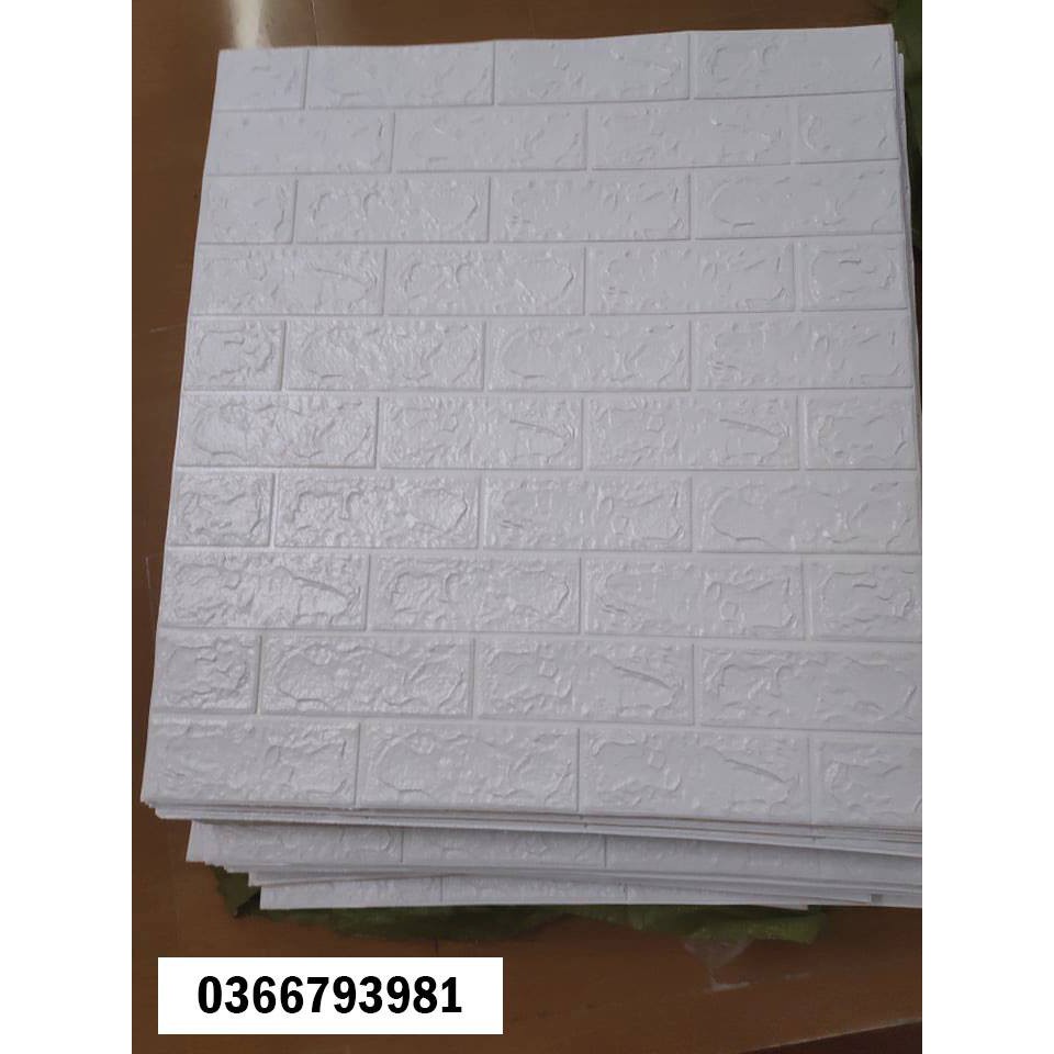 combo 30 tấm xốp dán tường 70cm x77 cm dày 5mm