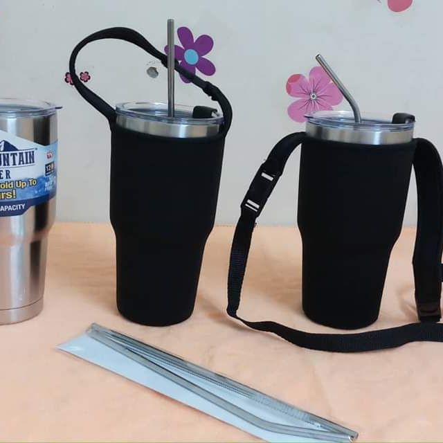 [🥤🥤🥤] Ly giữ nhiệt thái lan 900ml , Tặng Bộ Ống hút, Cây Cọ Rửa, Túi Giữ Nhiệt bình cốc cách nhiệt inox cao cấp