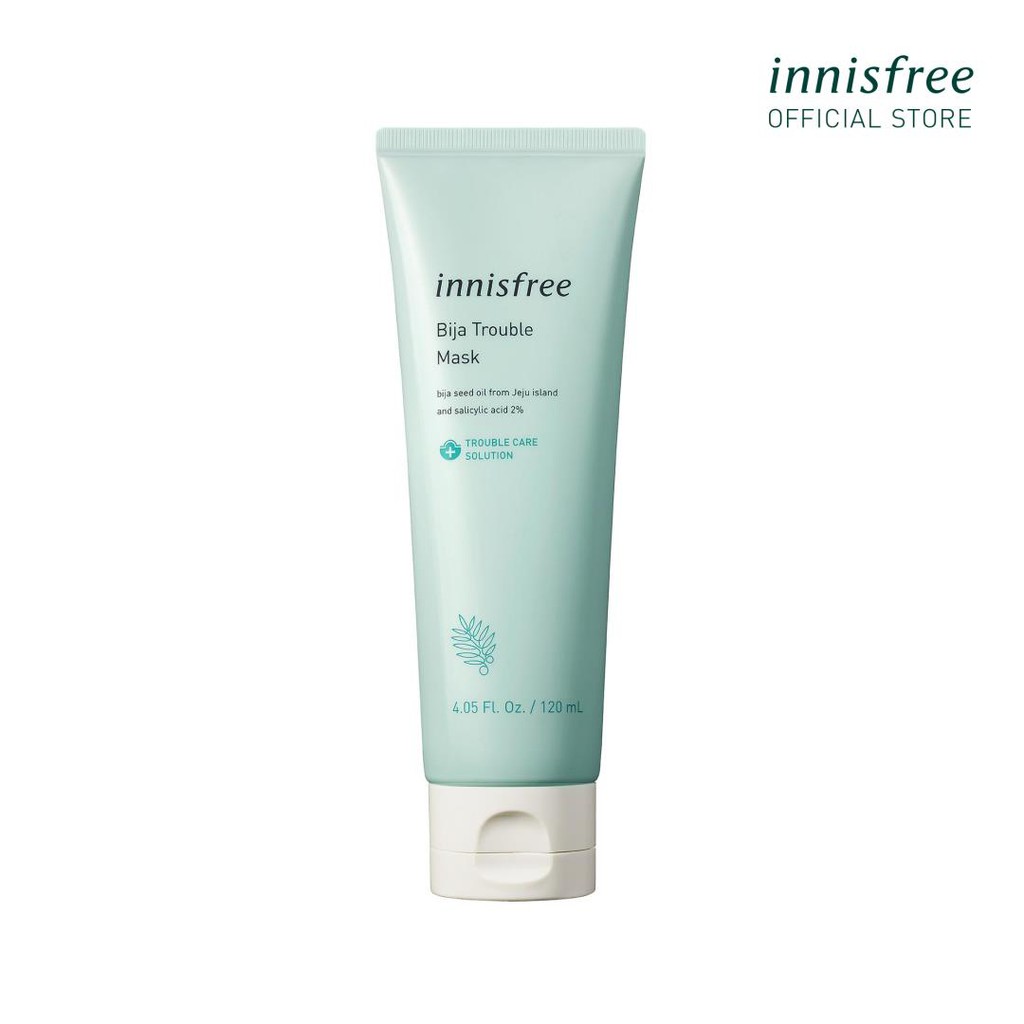 [Mã COSINN9 giảm 10% đơn 400K] Mặt nạ dành cho da mụn innisfree Bija Trouble Mask 120ml