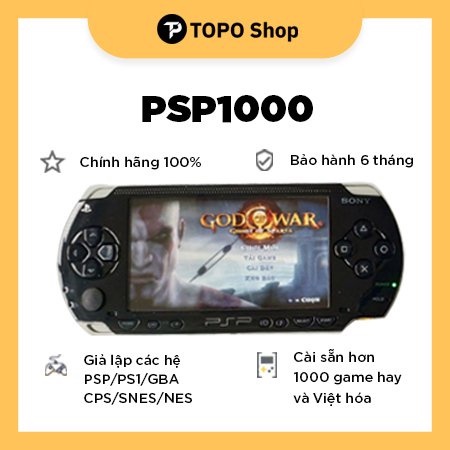 Máy PSP1000 + ( Full game PSP/PS1/GBA/NES/SNES/GAME XÈNG) + Đủ phụ kiện