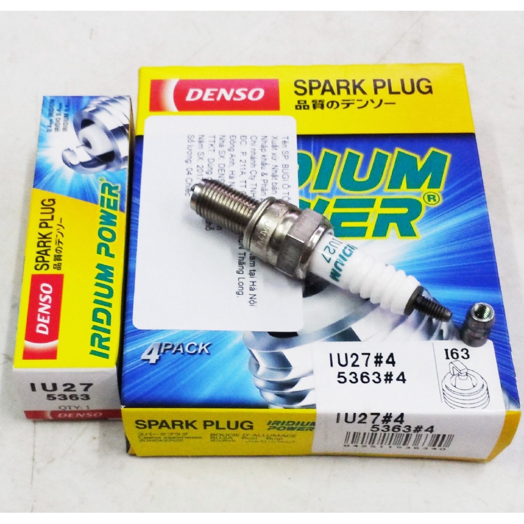 Bugi bạch kim cho Honda MSX 125cc - DENSO IRIDIUM POWER IU27
