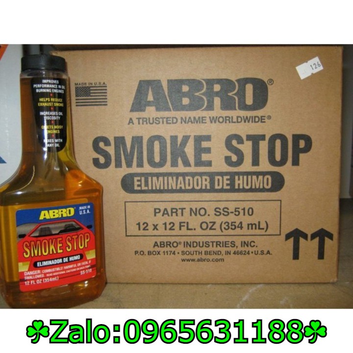 Phụ gia nhớt ngưng khói Abro Smoke Stop