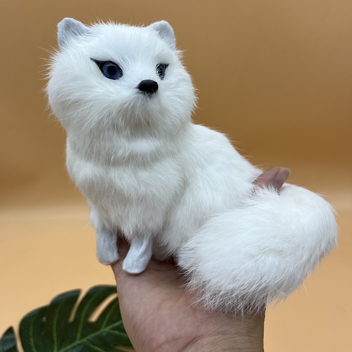 Gấu bông hồ ly cửu vỹ hồ dùng trang trí xe hơi bàn làm việc - T0307