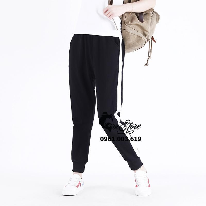 Quần Jogger 1 line bigsize nam nữ