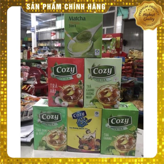 Trà Cozy IceTea các Hương Đào-Chanh-Sâm Bí Đao-Chanh Hương Nhài-Vải-Matcha Trà sữa 3in1- Gừng | BigBuy360 - bigbuy360.vn
