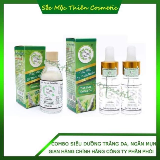 COMBO DƯỠNG TRẮNG DA NGĂN NGỪA MỤN SẮC MỘC-THIÊN