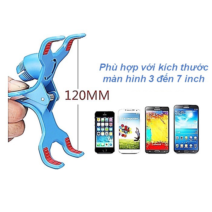 giá đỡ điện thoại đuôi khỉ xoay 360 độ chất liệu nhựa dẻo dễ xoắn và giữ điện thoại chắc chắn