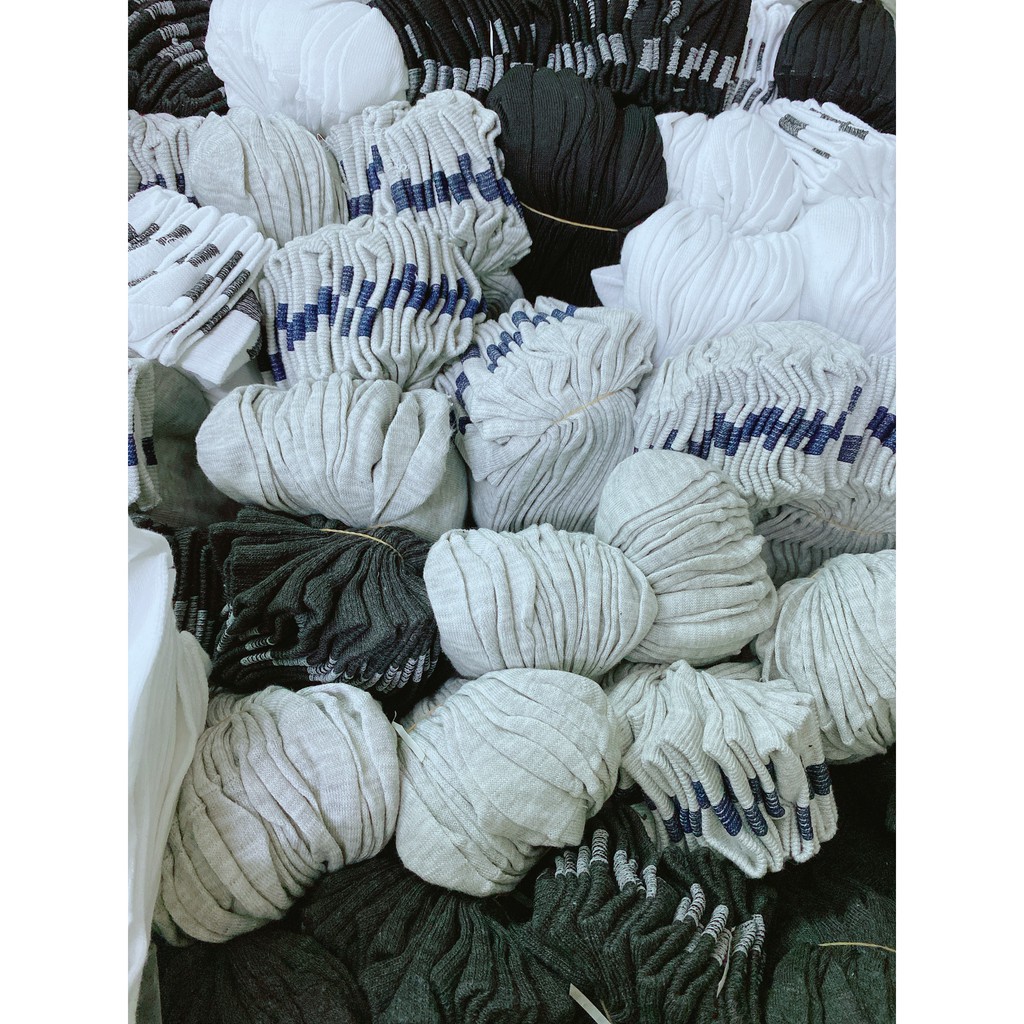 [GIÁ RẺ NHẤT THỊ TRƯỜNG ] Tất Nam Nữ Cổ Ngắn 100% Cotton cực kì Êm Chân, Chống mồ hôi, thoáng mát