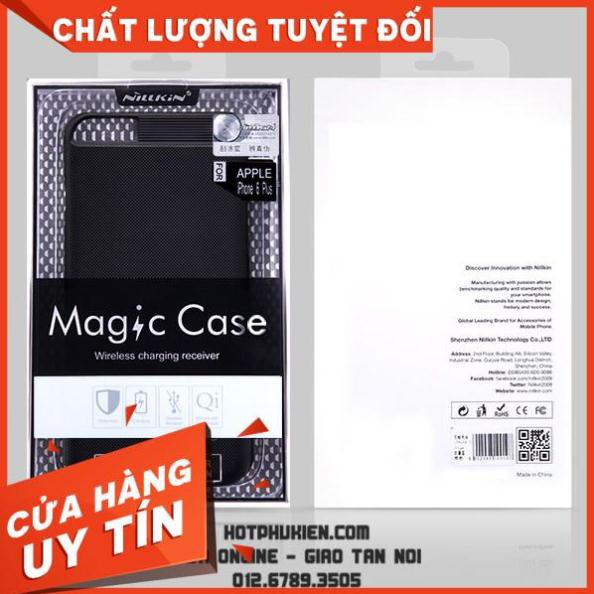 Ốp lưng cho IPhone 6 Plus / 6S Plus hỗ trợ sạc không dây (Đen)