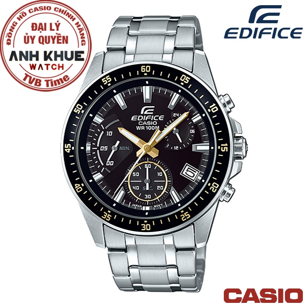 Đồng hồ nam dây kim loại Casio Edifice chính hãng Anh Khuê EFV-540D-1A9VUDF