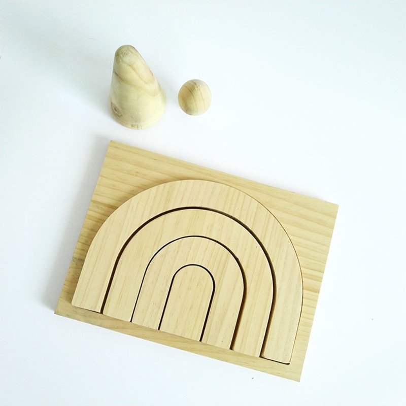 Bộ Đồ Chơi Xếp Hình Bằng Gỗ Cho Bé