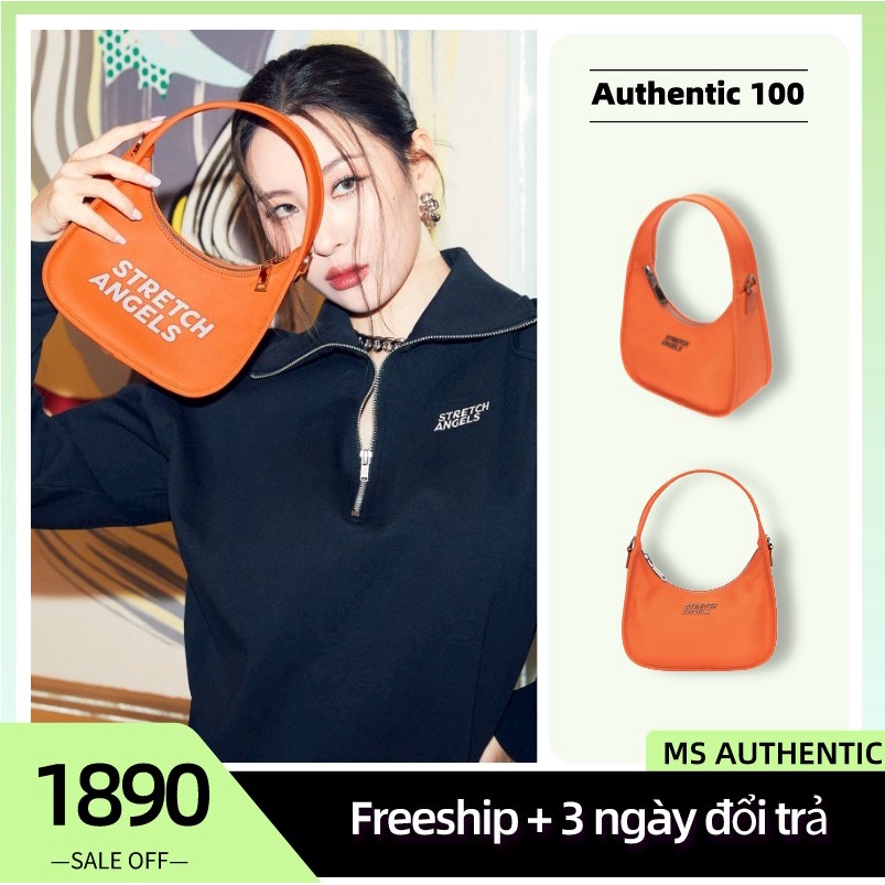 Túi Đeo Vai·Stretch Angels full tag chính hãng, túi kẹp nách đủ màu | SWBG01021K