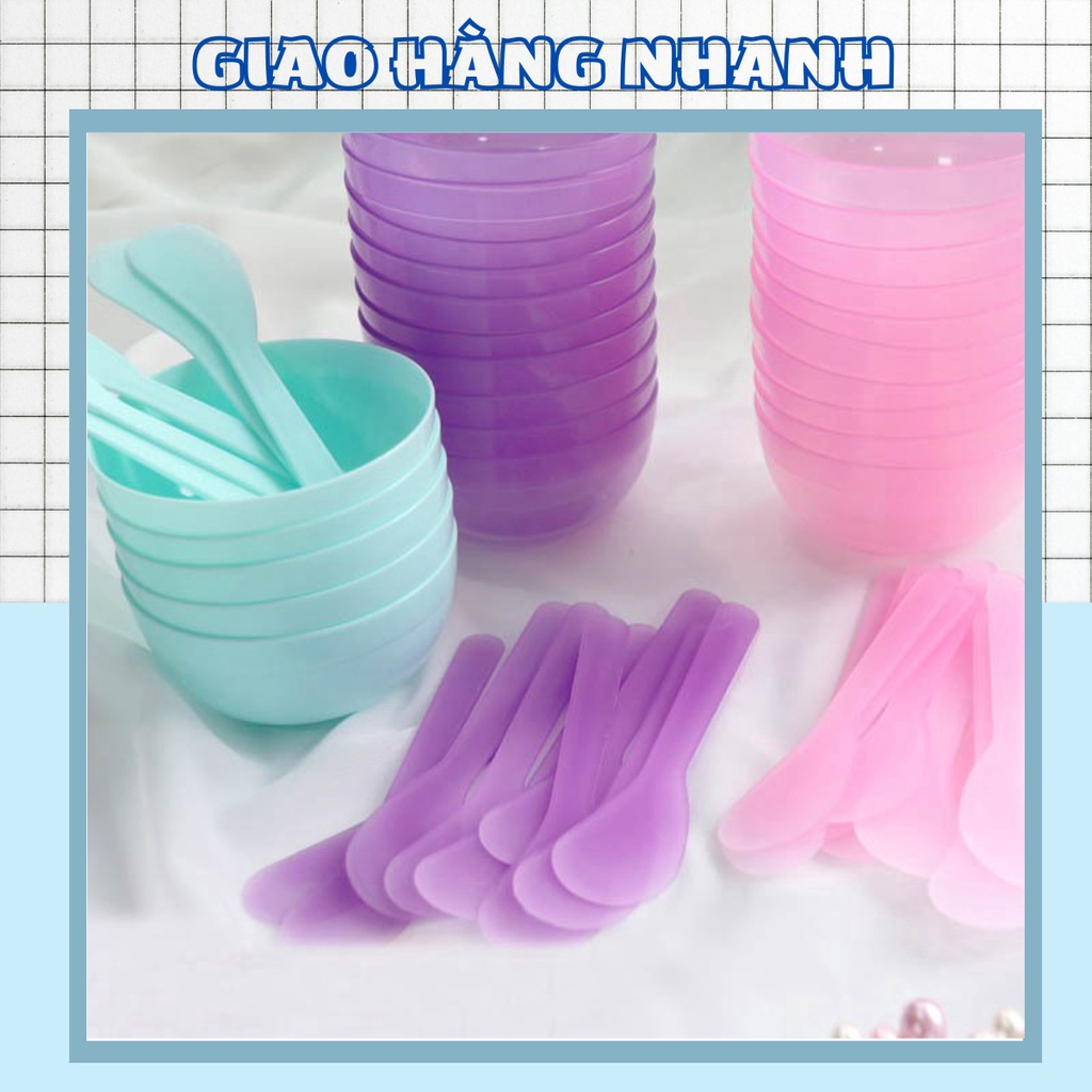 Bát Trộn Mặt Nạ, Que Trộn Mặt Nạ, Cọ Quét Đắp Mặt Nạ - Dụng Cụ Làm Mask 88134 Giao Hàng Nhanh
