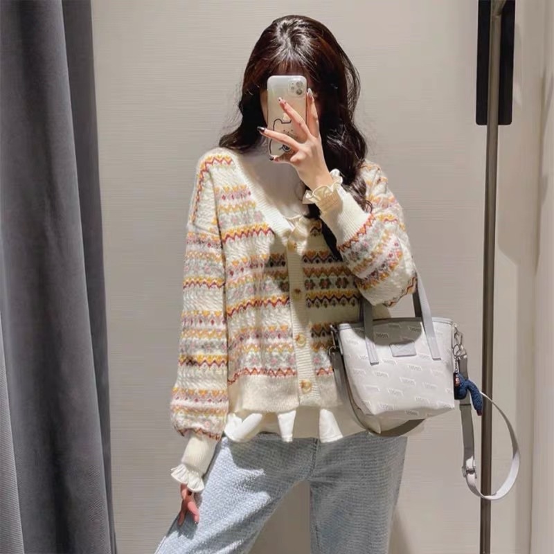 Áo URBAN Auth Tuồn Họa Tiết Len Mềm Mướt Tay 2 Màu Size S M