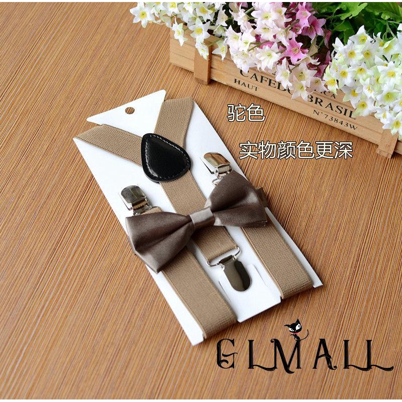 Dây đai quần chữ Y có thắt nơ đẹp mắt cho bé