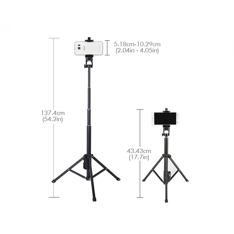 YUNTENG 1688, GẬY TỰ SƯỚNG/ CHÂN MONOPOD YUNTENG 1688, DÙNG CHO GOPRO, MÁY QUAY, ĐIỆN THOẠI, MÁY ẢNH...