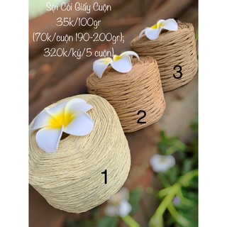 200gr Sợi Cói Giấy Cuộn (35k/100gr)