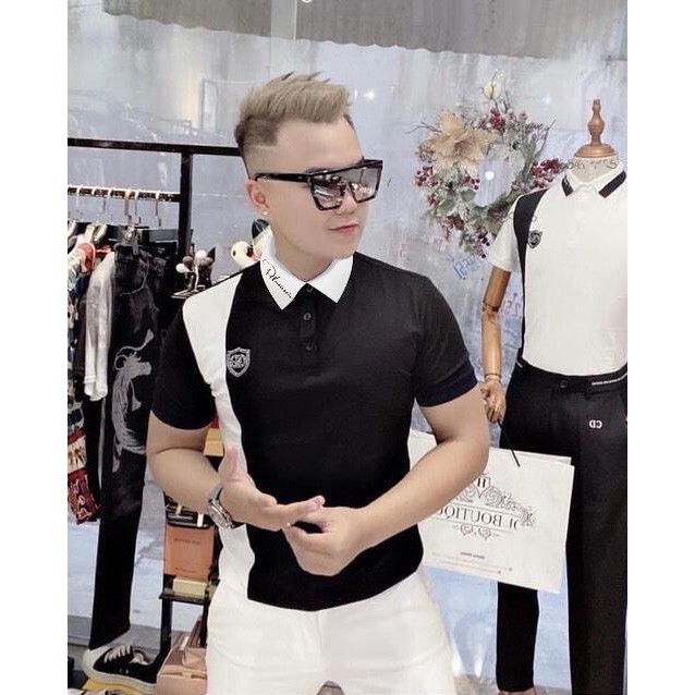 Áo thun Nam cổ bẻ, vải mềm mịn, thoáng mát, co giãn tốt, thêu Logo, phối màu ấn tượng - 9221 | BigBuy360 - bigbuy360.vn