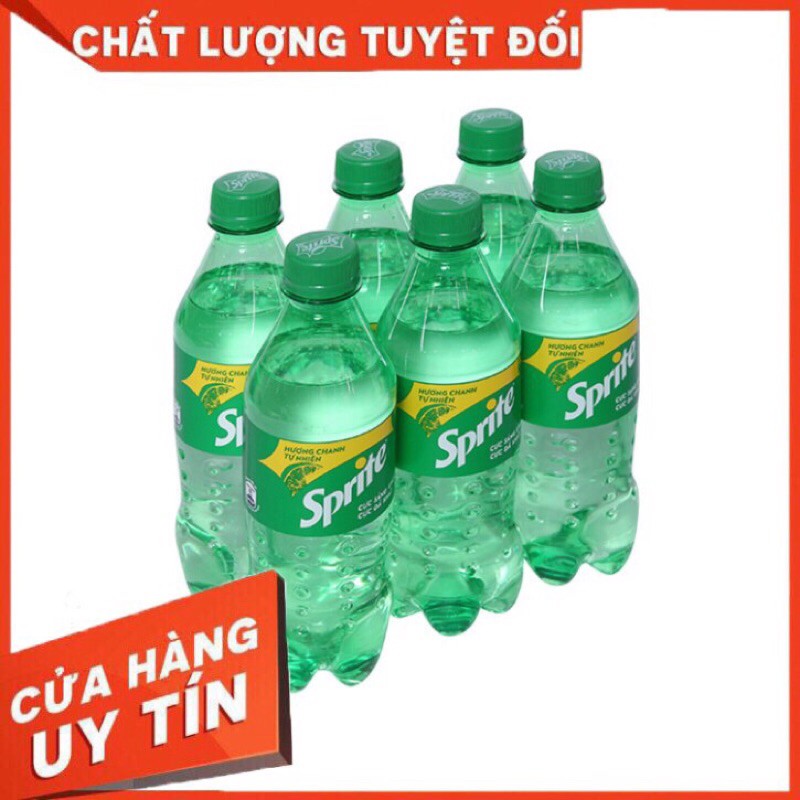 NƯỚC NGỌT SPRITE 390ml mua 1loc tặng 1ly thuỷ tinh