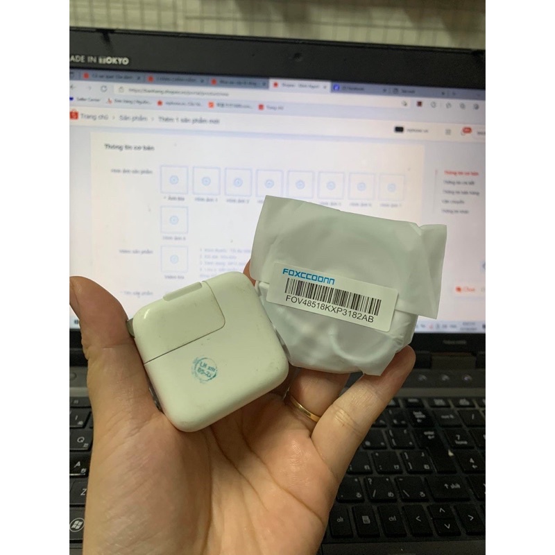 Củ Sạc 10W chân gập dành cho Táo phone hàng có bảo hành