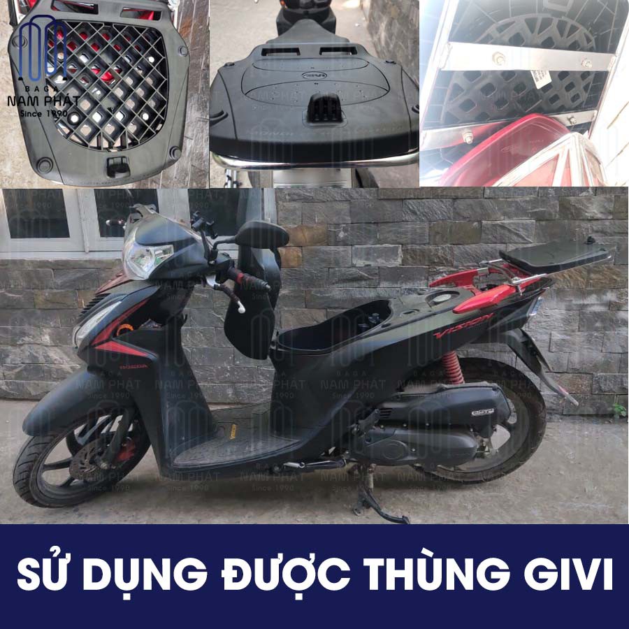 BAGA NỐI SAU PHƯỢT NAM PHÁT NHIỀU LOẠI XE CHỞ HÀNG, VALI, PHƯỢT, THÙNG GIVI