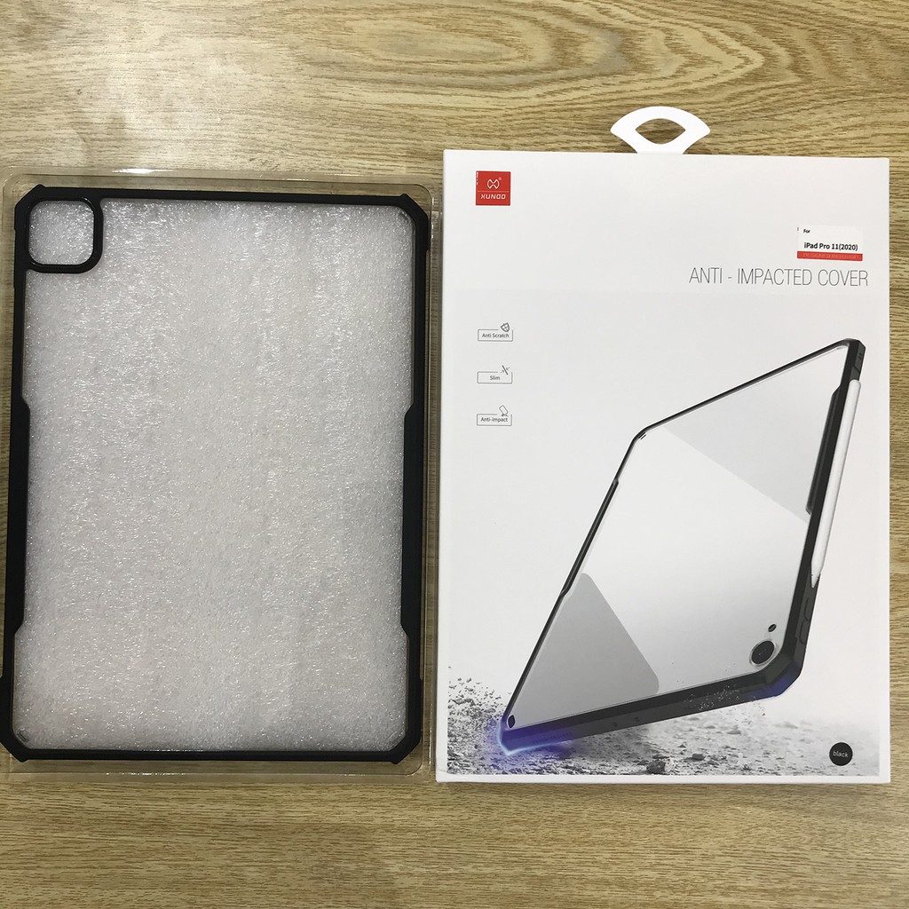 Ốp lưng XUNDD iPad Pro 11 inch (2020)/ iPad Pro 12.9 inch (2020), Chống shock, Mặt lưng trong, Viền TPU