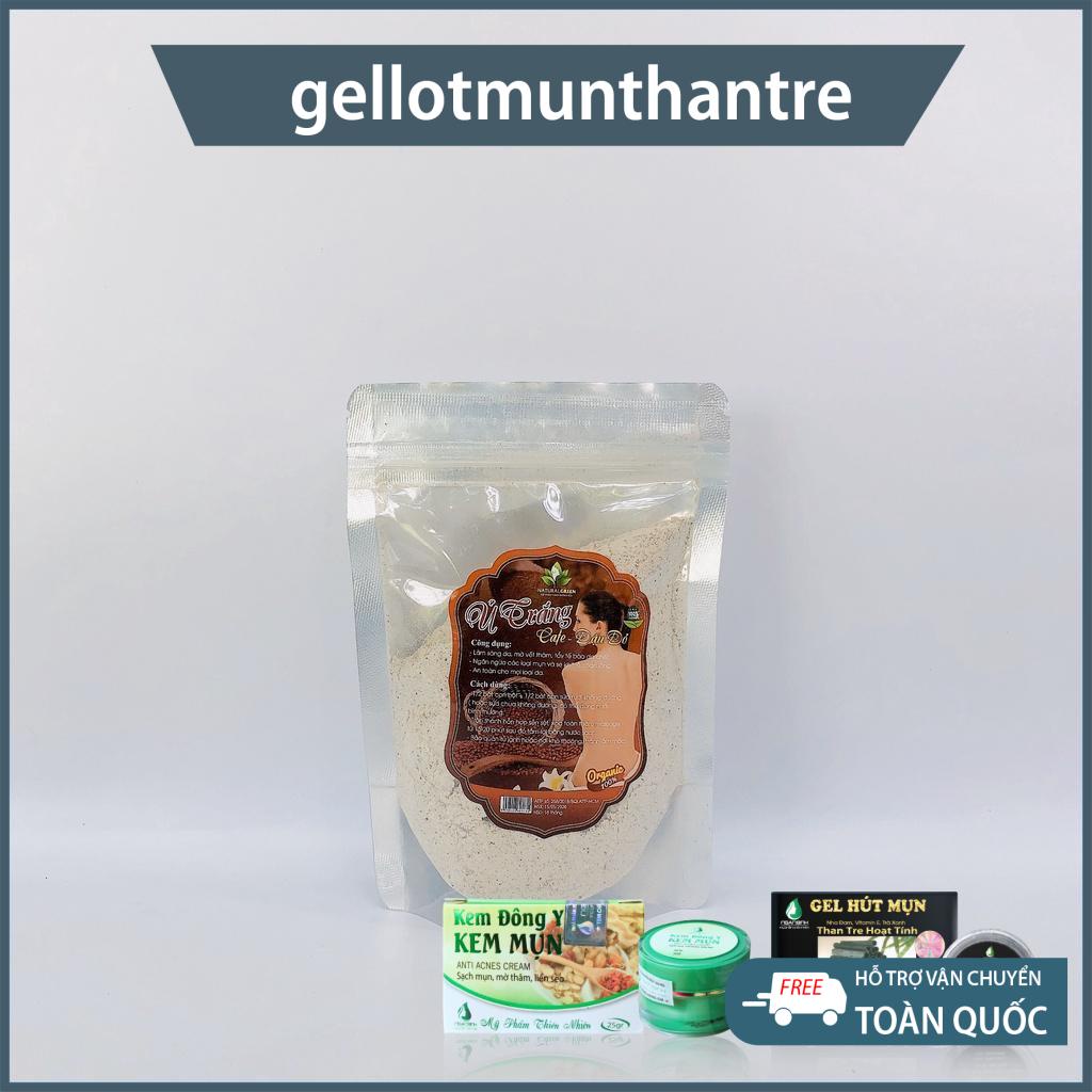 Ủ trắng cafe đậu đỏ 100gr dùng cho face body chính hãng ....mới