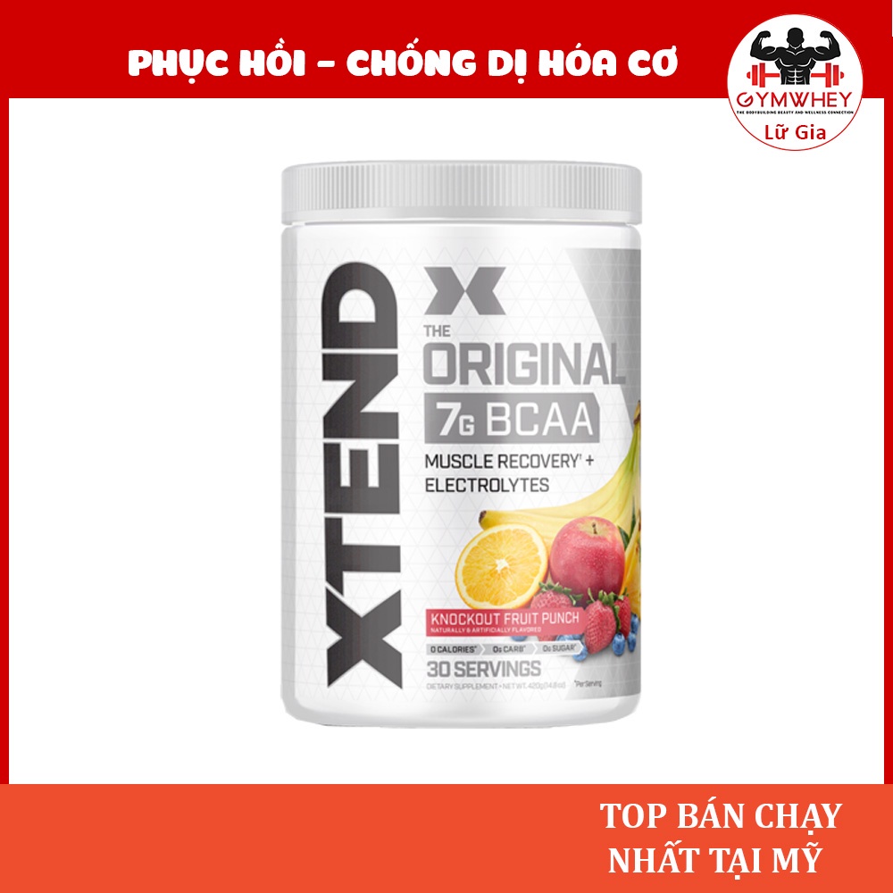 Xtend Bcaa Scivation Chống Dị Hoá Cơ bắp Scivation Xtend Bcaas 30 lần dùng.