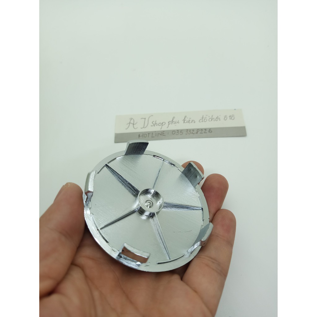 Logo chụp mâm, ốp lazang bánh xe ô tô cao cấp Ford 68mm: Đường kính 68mm