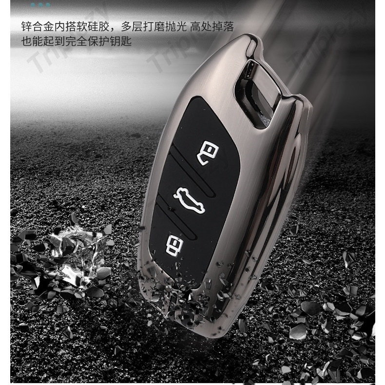 Vỏ Bọc Bảo Vệ Chìa Khóa Bằng Hợp Kim Kẽm Chuyên Dụng Cho Xe Hơi MG ZS EV MG6 EZS HS EHS 2019 2020 For Roewe RX5 i6 i5 RX3 RX8 ERX5