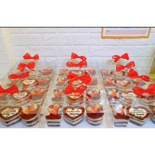 1 Bộ khuôn chữ Love hoặc I ❤U đựng bánh tiramisu pudding mousse