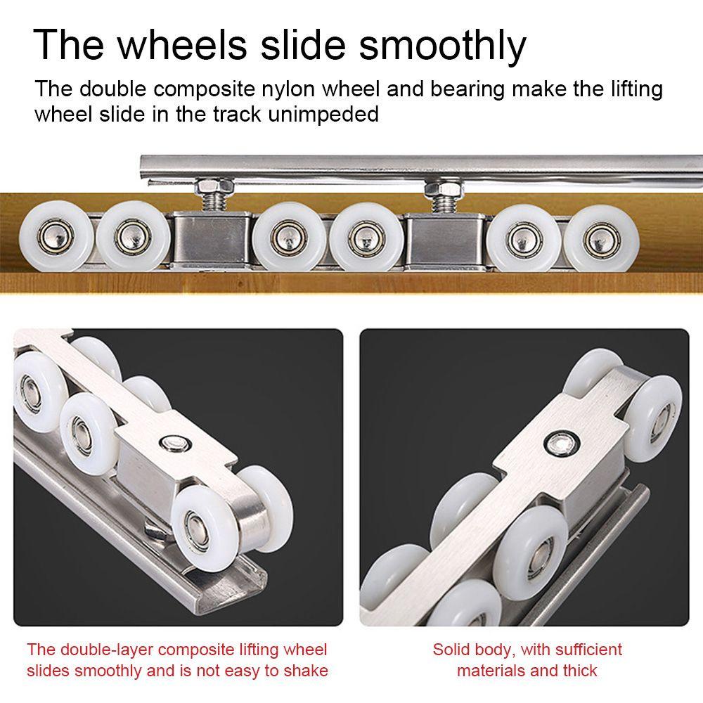 LET Bánh Xe Ròng Rọc Bằng Nilon Chuyên Dụng Cho Xe Lửa / Nội Thất